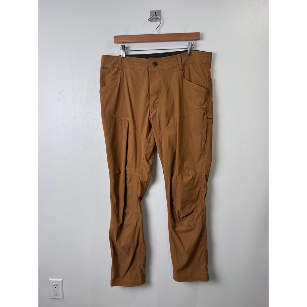 Kuhl Men Renegade Brown Pants Outdoor Hiking Stretch 36x32